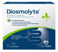 Diosmolyte, proszek, smak waniliowy, po 2 roku życia, 12 saszetek