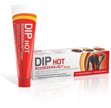 Dip Hot Rozgrzewający, krem, 67g