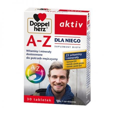 Doppelherz Aktiv, A-Z Dla Niego, 30 tabletek