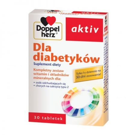 Doppelherz Aktiv, Dla diabetyków, 30 tabletek