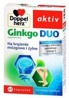 Doppelherz Aktiv, Ginkgo Duo, 60 kapsułek
