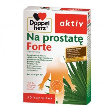 Doppelherz Aktiv, Na prostatę Forte, 30 kapsułek