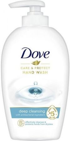 Dove Care & Protect Deap Cleansing, pielęgnacyjne mydło w płynie ze składnikiem antybakteryjnym, 250ml