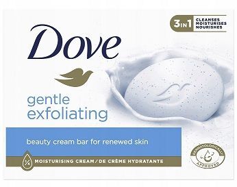 Dove Gentle Exfoliating, kremowa kostka myjąca, 90g