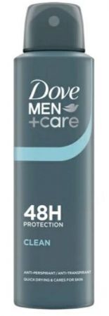 Dove Men+ Care, Clean, antyperspirant w sprayu, 150ml