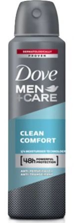Dove Men+ Care, Clean Comfort, antyperspirant w sprayu, 150ml