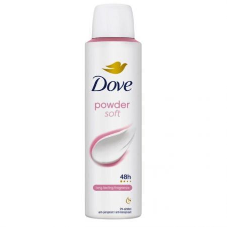 Dove Powder Soft, antyperspirant w sprayu, 150ml