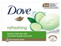 Dove Refreshing, kremowa kostka myjąca, ogórek i zielona herbata, 90g