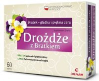 Drożdże z bratkiem, 60 tabletek