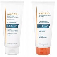 Ducray Anaphase+, szampon przeciw wypadaniu włosów, 200ml + odżywka, 200ml
