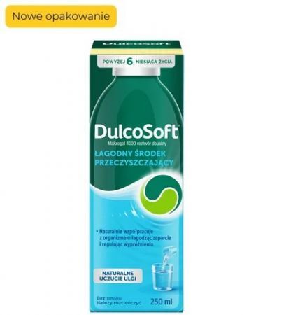 DulcoSoft, roztwór, smak neutralny, po 2 roku życia, 250ml