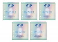 Durex, prezerwatywy lateksowe Invisible Close Fit, dopasowane, super cienkie, nawilżane, 5 opakowań po 3 sztuki