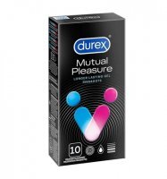 Durex, prezerwatywy lateksowe Mutual Pleasure (dawniej  Performax Intense), z lubrykantem, 10 sztuk