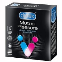 Durex, prezerwatywy lateksowe Mutual Pleasure (dawniej Performax Intense), z lubrykantem, 3 sztuki