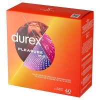 Durex, zestaw prezerwatyw Pleasure Mix, 40 sztuk