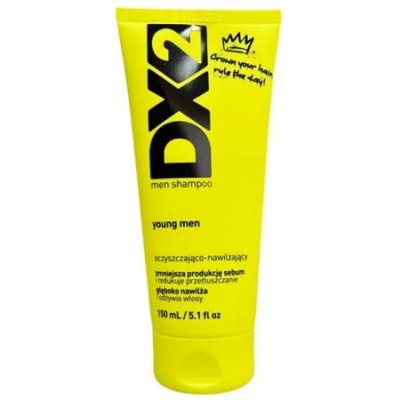 DX2, Young Men, oczyszczająco-nawilżający szampon dla młodych mężczyzn, 150ml