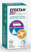Efektan Max 50mg/5ml, roztwór doustny w saszetce, po 6 roku życia, smak porzeczkowy, 5 saszetek