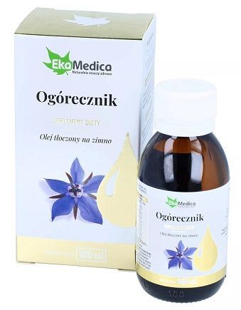 EkaMedica, ogórecznik, olej tłoczony na zimno, 100ml