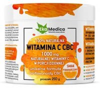 EkaMedica, Witamina C CBC, proszek, smak pomarańczowy, 250g