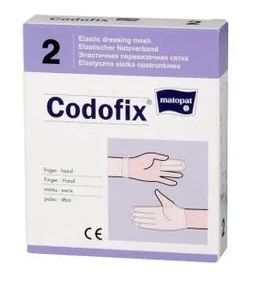 Elastyczna siatka opatrunkowa, Matopat Codofix 2, niejałowa, dłoń i palec, szerokość 1,5-2,5cm, 1 sztuka