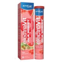 ElectroVit, smak arbuzowy, dla kobiet, 20 tabletek musujących
