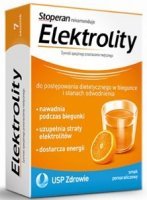 Elektrolity, proszek, smak pomarańczowy, 7 saszetek