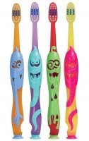 Elgydium Monster, szczoteczka do zębów, soft, dla dzieci od 2 do 6 roku życia, 1 sztuka