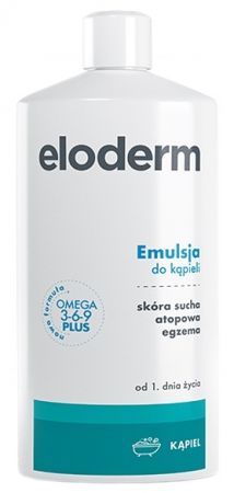 Eloderm, emulsja do kąpieli do skóry suchej i atopowej, od urodzenia, 400ml