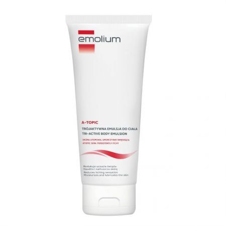 Emolium A-Topic, trójaktywna emulsja do ciała, od 1 miesiąca życia, 200ml