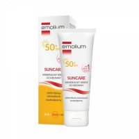 Emolium Suncare, krem mineralny ochronny SPF 50+, wodoodporny, od 1 dnia życia, 50ml