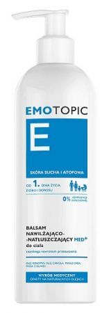 Emotopic, balsam nawilżająco-natłuszczający med+, do ciała, od urodzenia, 400ml