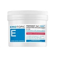 Emotopic, preparat intensywnie natłuszczający do ciała 3w1 Med+, od 1 dnia życia, skóra sucha i atopowa, 500ml