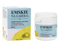 Emskie na Gardło, smak cytrynowy, dla dorosłych i dzieci po 6 roku życia, 30 pastylek do ssania