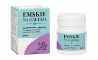 Emskie na Gardło, smak porzeczkowy, dla dorosłych i dzieci po 6 roku życia, 30 pastylek do ssania