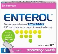 Enterol 250mg, proszek, 10 saszetek