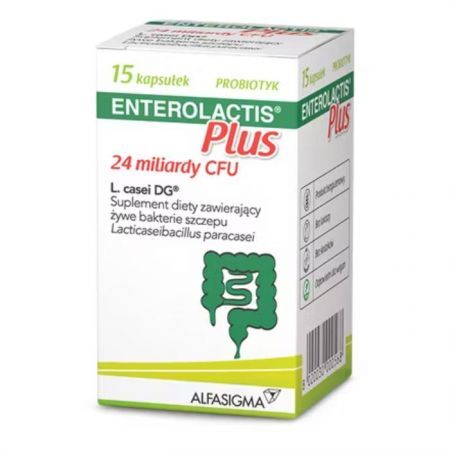 Enterolactis Plus, 15 kapsułek