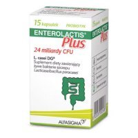 Enterolactis Plus, 15 kapsułek