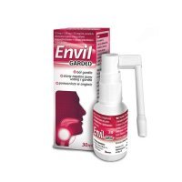 Envil gardło (2,9mg+1,96mg+25,6mg)/ml, aerozol do stosowania w jamie ustnej, 30ml