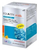 Equazen, smak truskawkowy, po 3 roku życia, 240 kapsułek do żucia