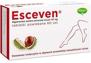 Esceven 167mg, 60 tabletek