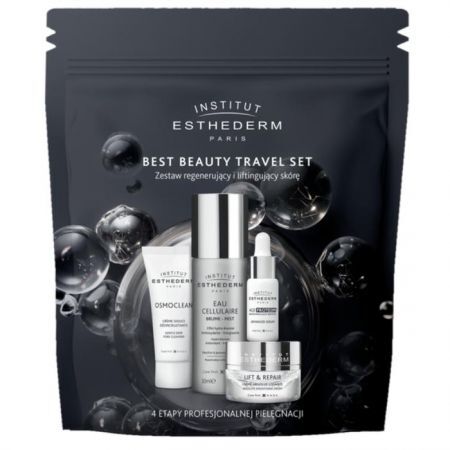 Esthederm Best Beauty Travel Set, krem, 15ml + woda komórkowa, 30ml + serum, 5ml + krem, 10ml