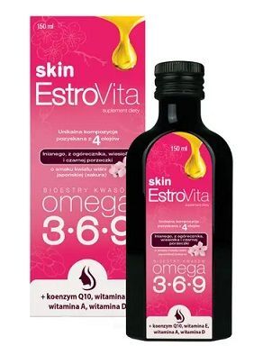 EstroVita Skin, płyn o smaku kwiatu wiśni japońskiej (sakura), 150ml