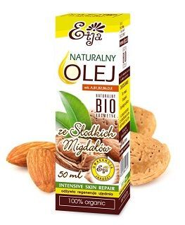 Etja, olej naturalny BIO ze słodkich migdałów, 50ml