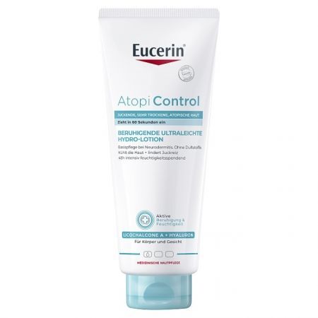 Eucerin Atopi Control, kojąca hydro-emulsja do ciała, skóra swędząca, bardzo sucha i atopowa, 400ml