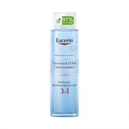 Eucerin DermatoClean Hyaluron, płyn micelarny 3w1 do skóry wrażliwej, 400ml