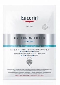 Eucerin Hyaluron-Filler + 3x Effect, nawilżająca maska do twarzy w płachcie, 1 sztuka