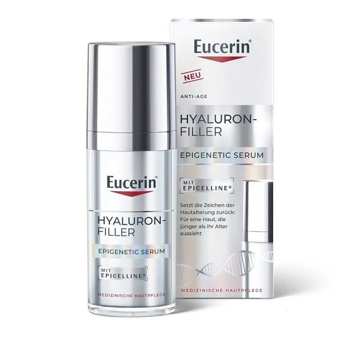 Eucerin Hyaluron エピセルリン セラム 30ml Eucerin Hyaluron-Filler Epigenetic, serum przeciwstarzeniowe