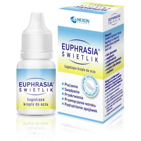 Euphrasia Świetlik, łagodzące krople do oczu, 10ml