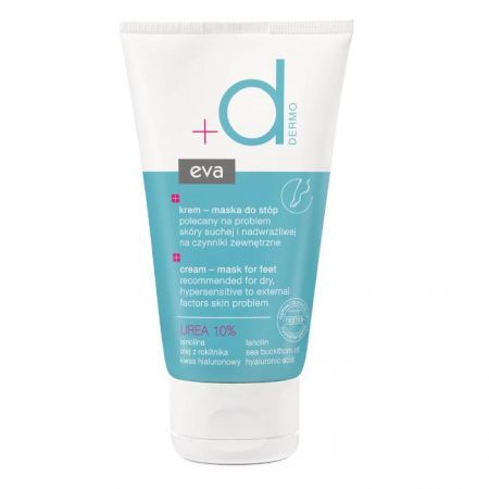 Eva Dermo, krem-maska do stóp z mocznikiem 10% , skóra sucha i nadwrażliwa,75ml