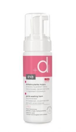 Eva Dermo Red Off, delikatna pianka myjąca do skóry naczynkowej i z trądzikiem różowatym, 150ml